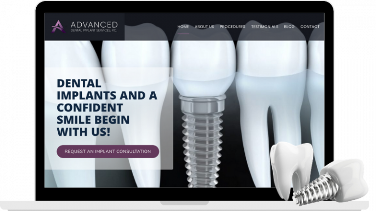 dentistry website design