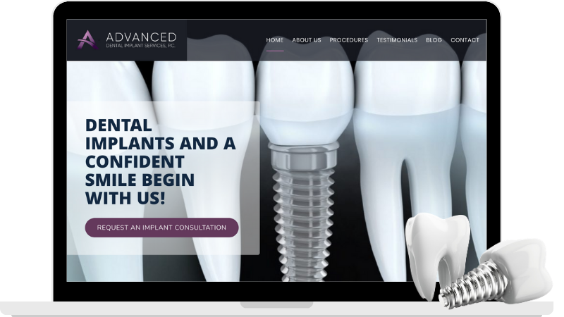 dentistry website design