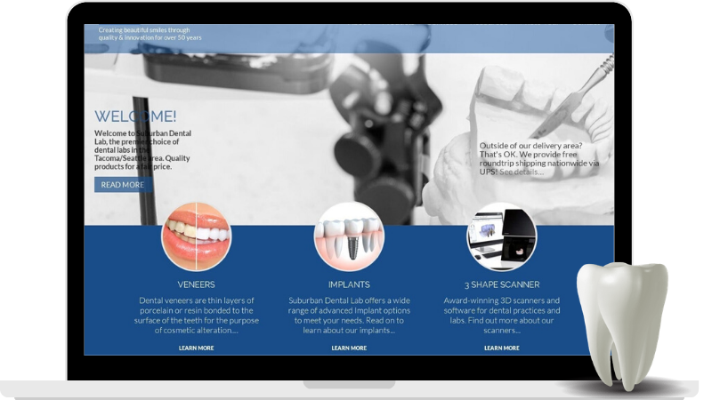 dentistry website design