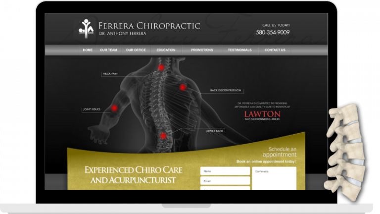 chiro website design