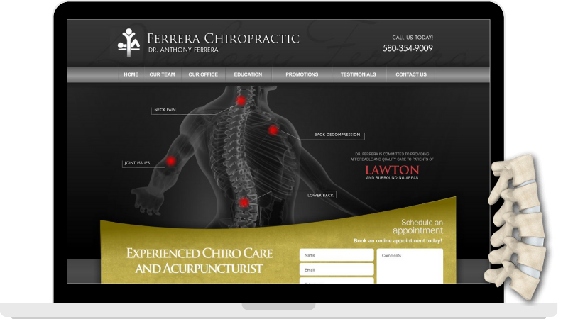 chiro website design