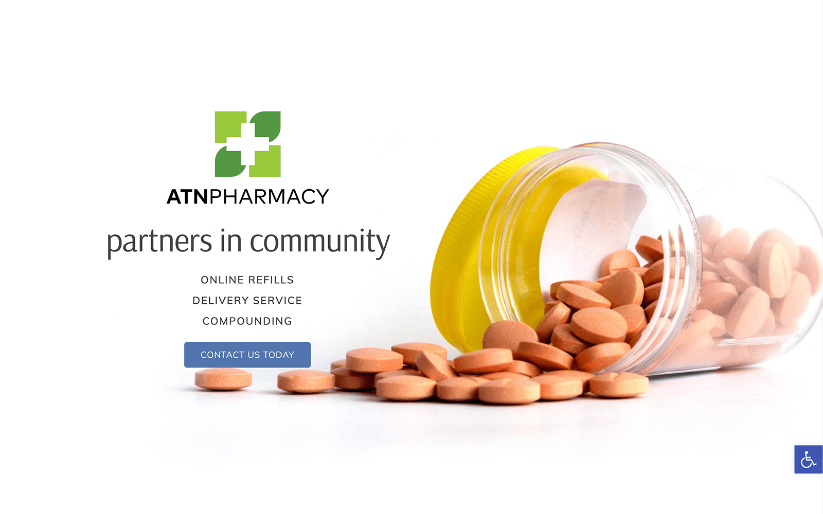 ATN Pharmacy Website Screenshot