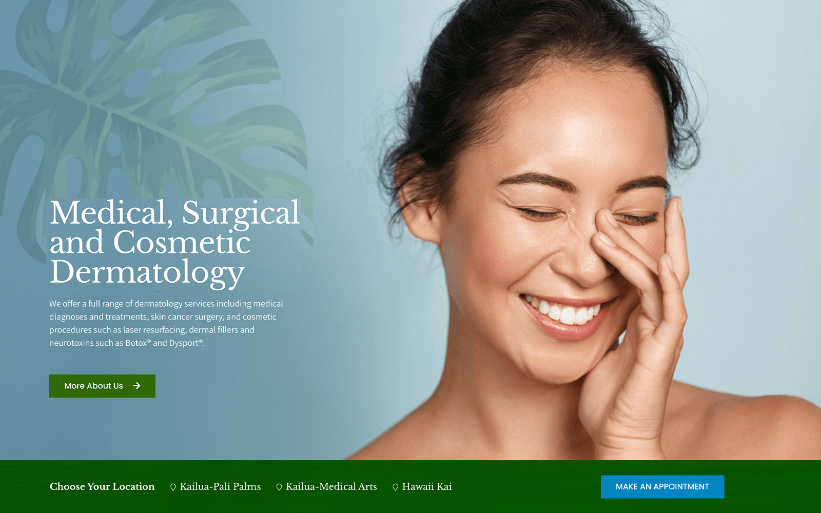 Hawaii Dermatology Screenshot