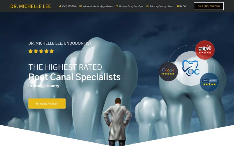 irvineendodontist.com screenshot