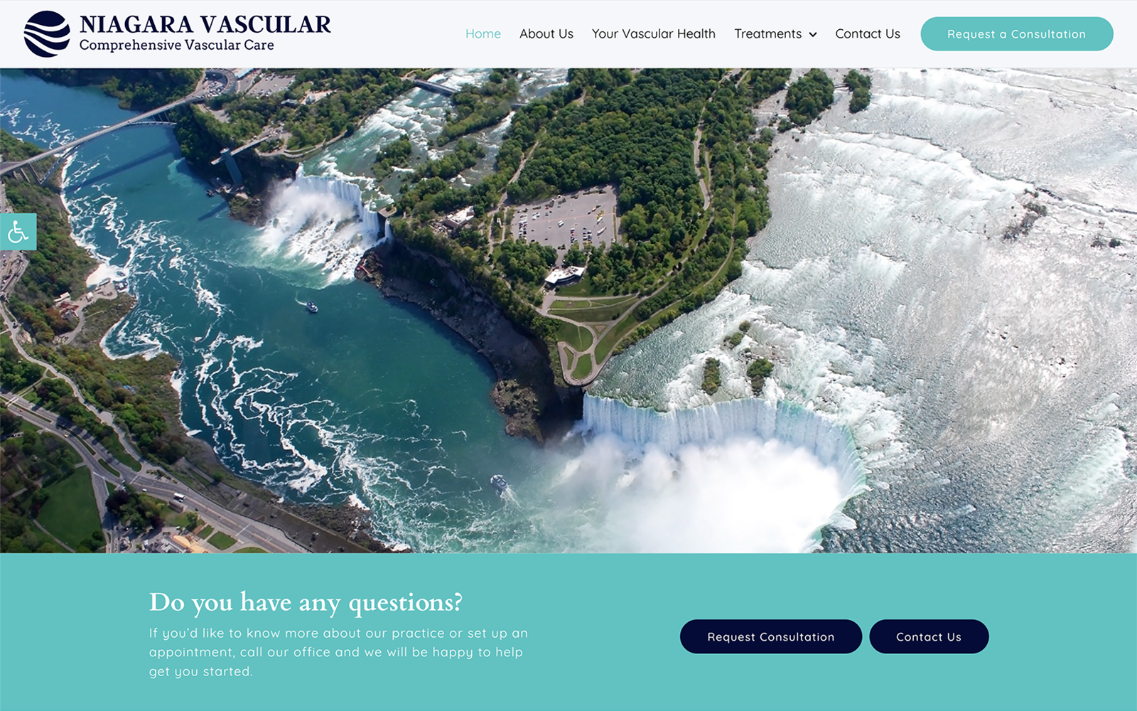 Niagara Falls Website Theme