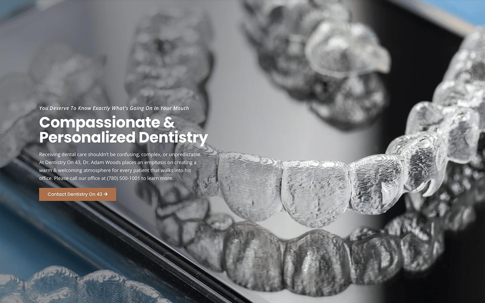 Dentistry on 43 Website Screenshot