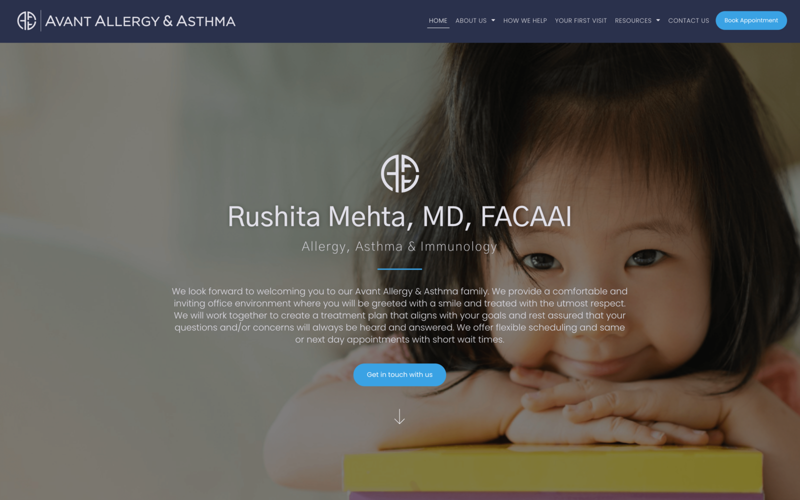 Blue Allergy Asthma Website