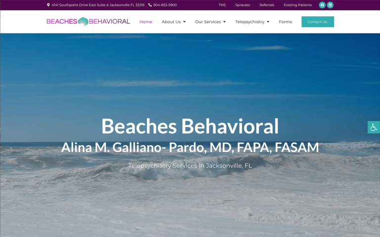 Beach Scene Website