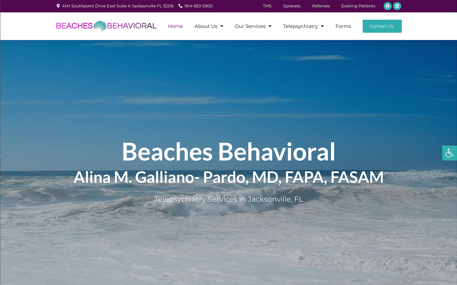 Beach Scene Website