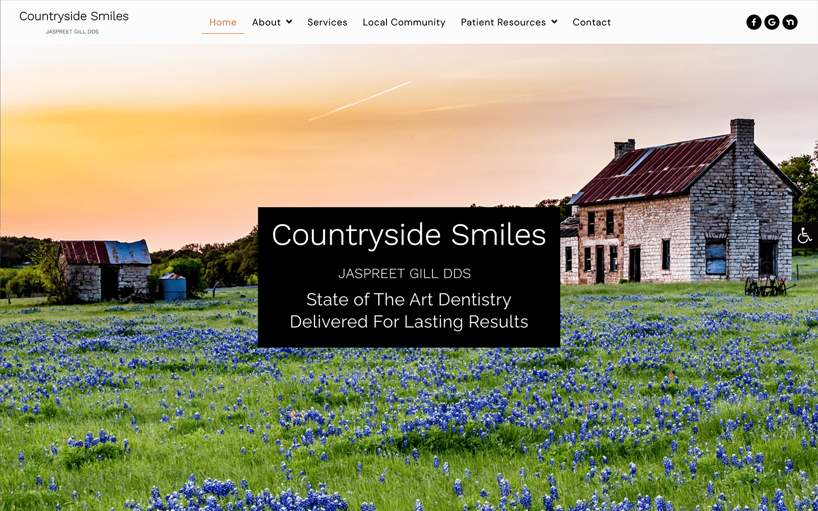 Texas Dental Website Theme