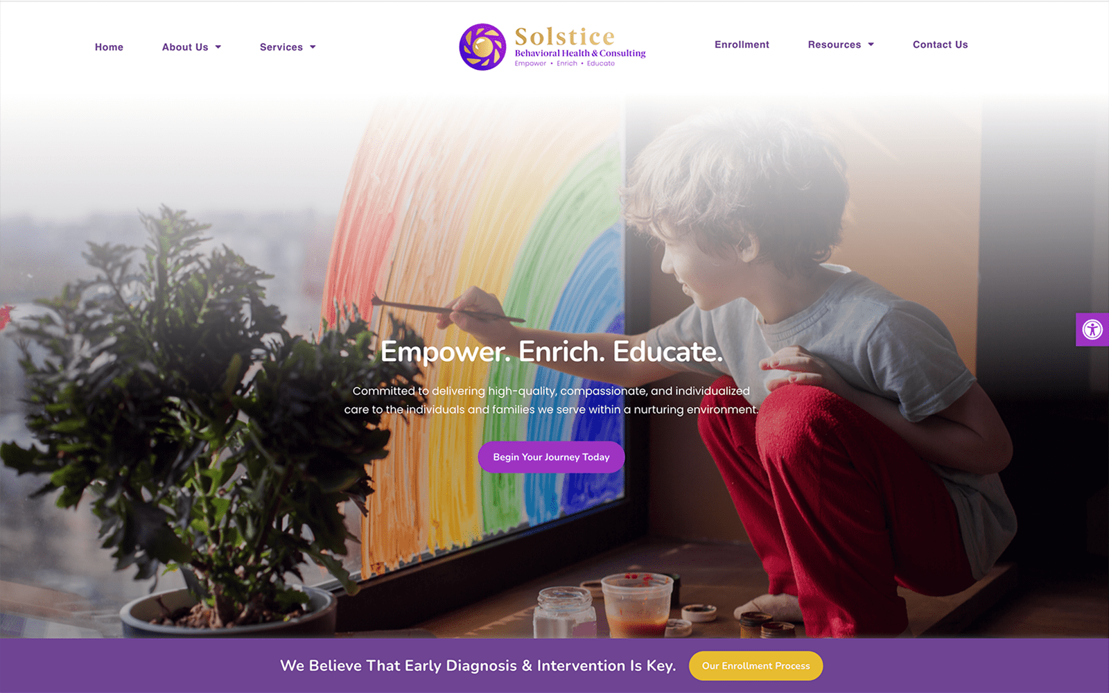 Colorful Mental Health Website