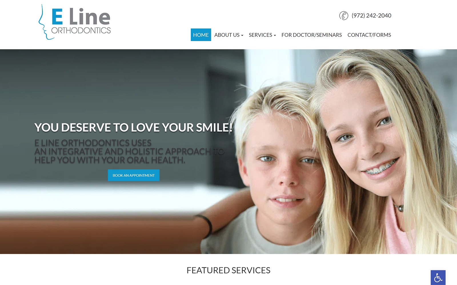 Elineortho.com Screenshot