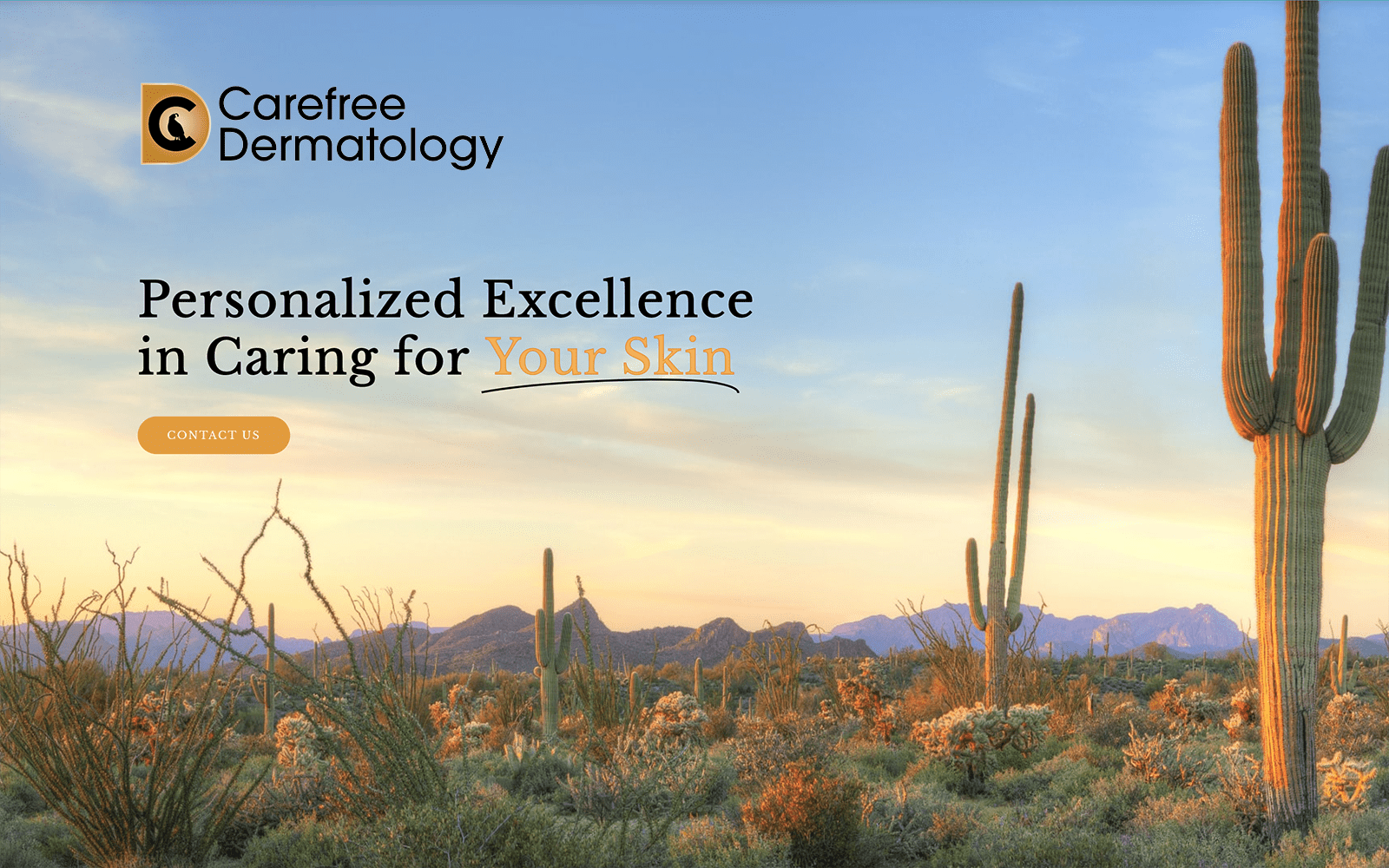 Arizona Dessert with Dermatology Logo