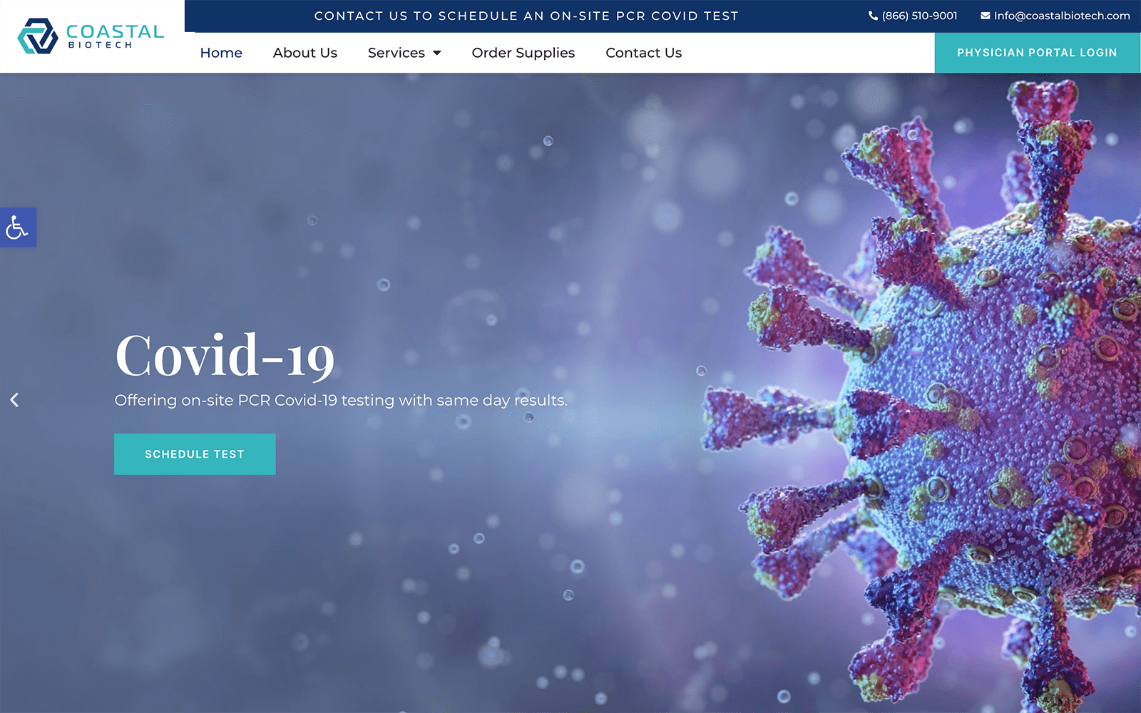 Molecular Image with logo