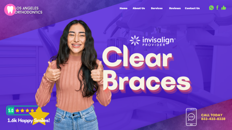 Purple Clear Braces Website