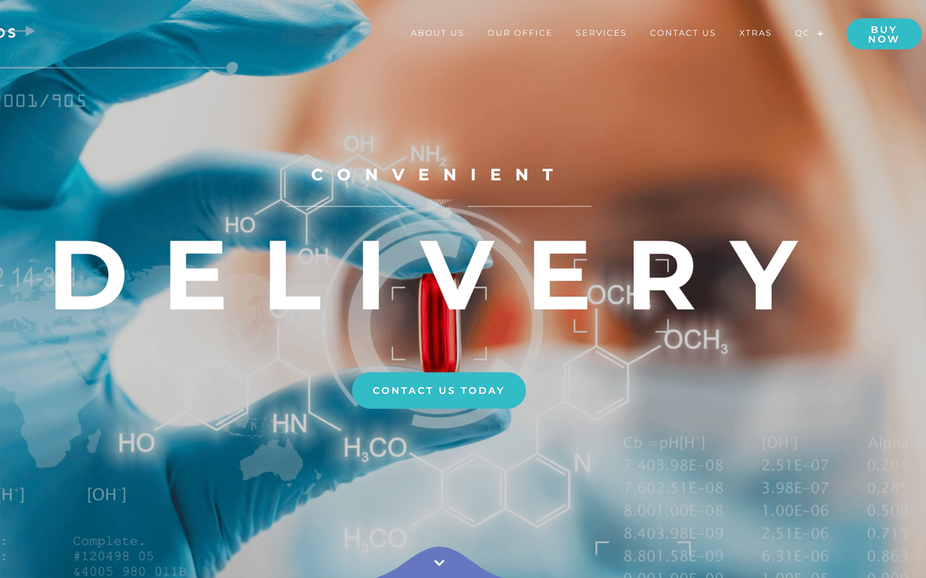 Delivery Pharmacy Website Screenshot
