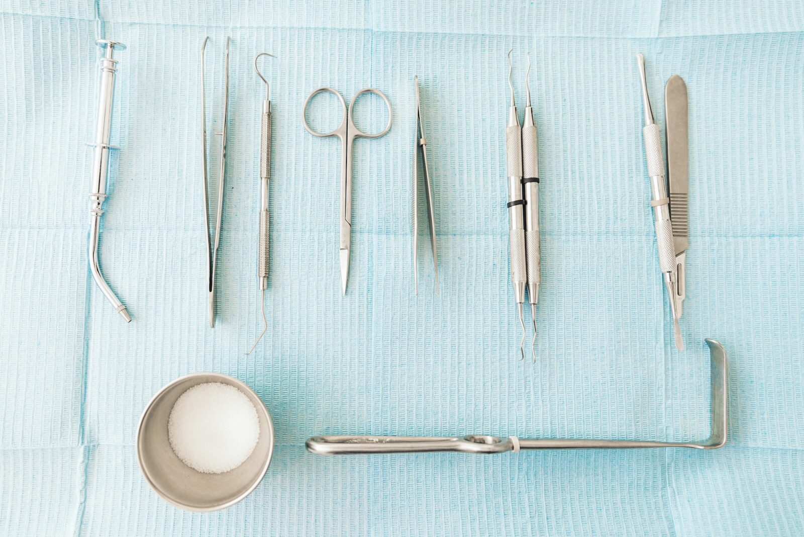 Dental tools in dental clinic.