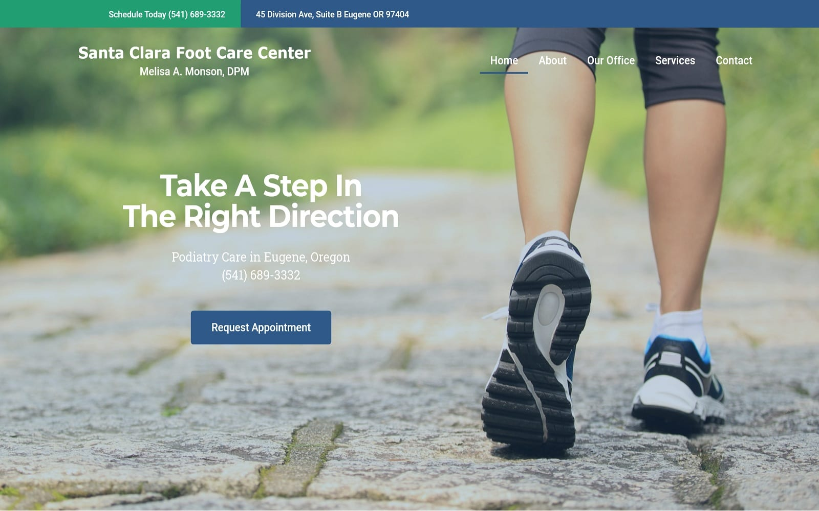 Santa Clara Foot Care Website
