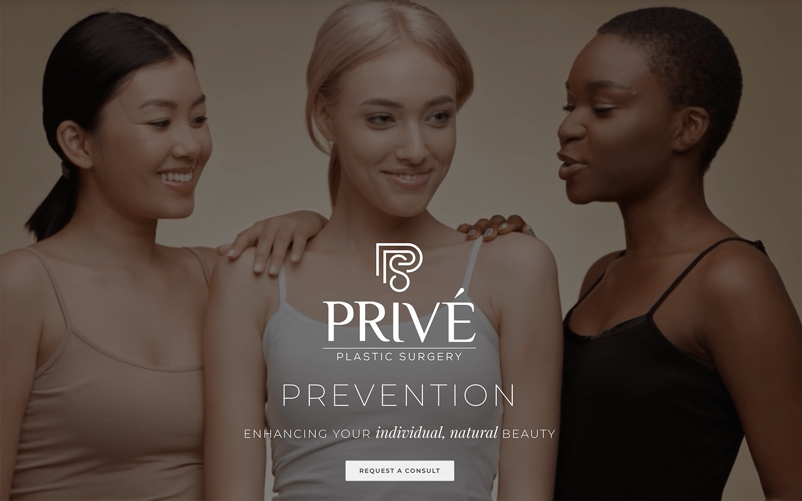 Prive Prevention Cosmetic Website