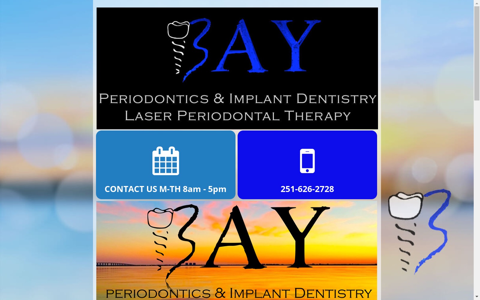 Bay Periodontics Dental Implants Website