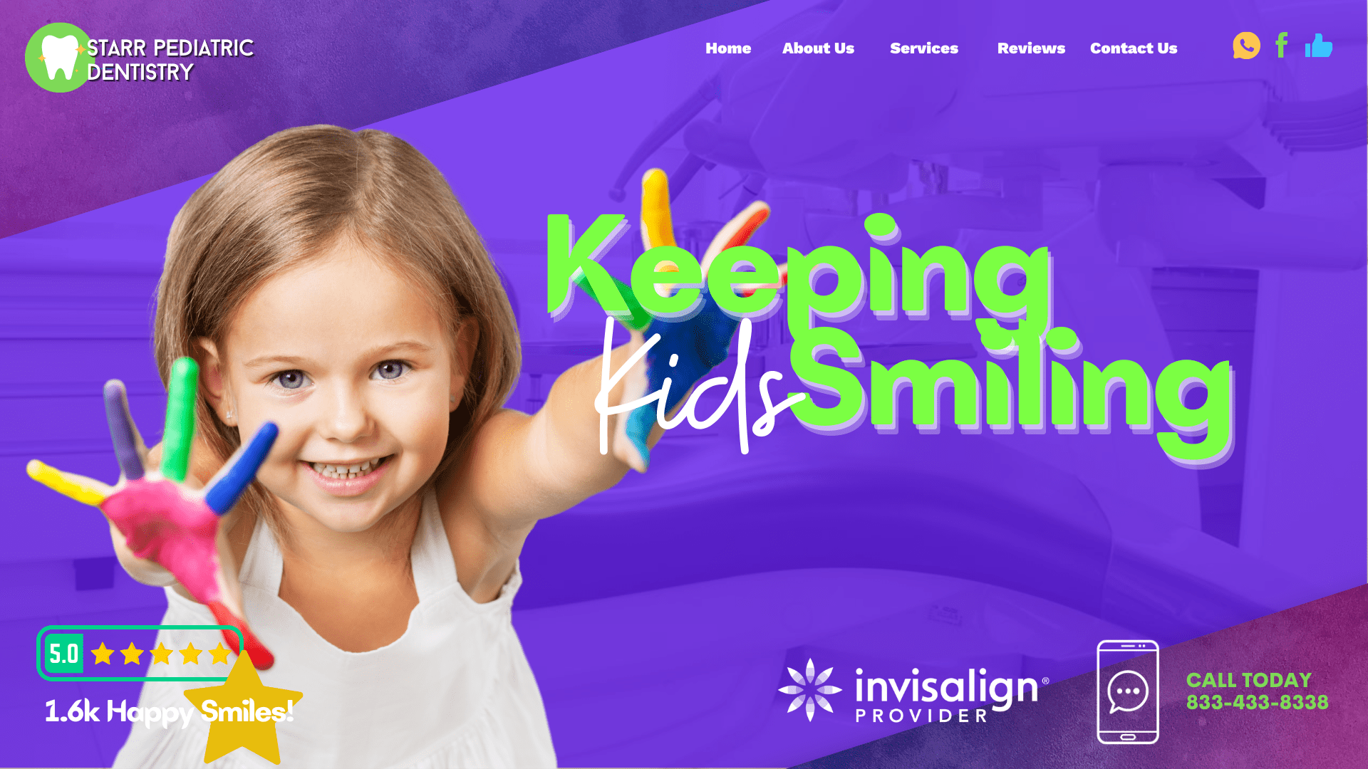 Video thumbnail of purple kids website