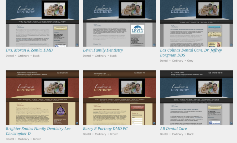 healthcare template website examples