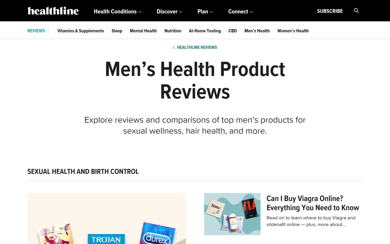 Healthline.com_Reviews_Mens-Health Screenshot
