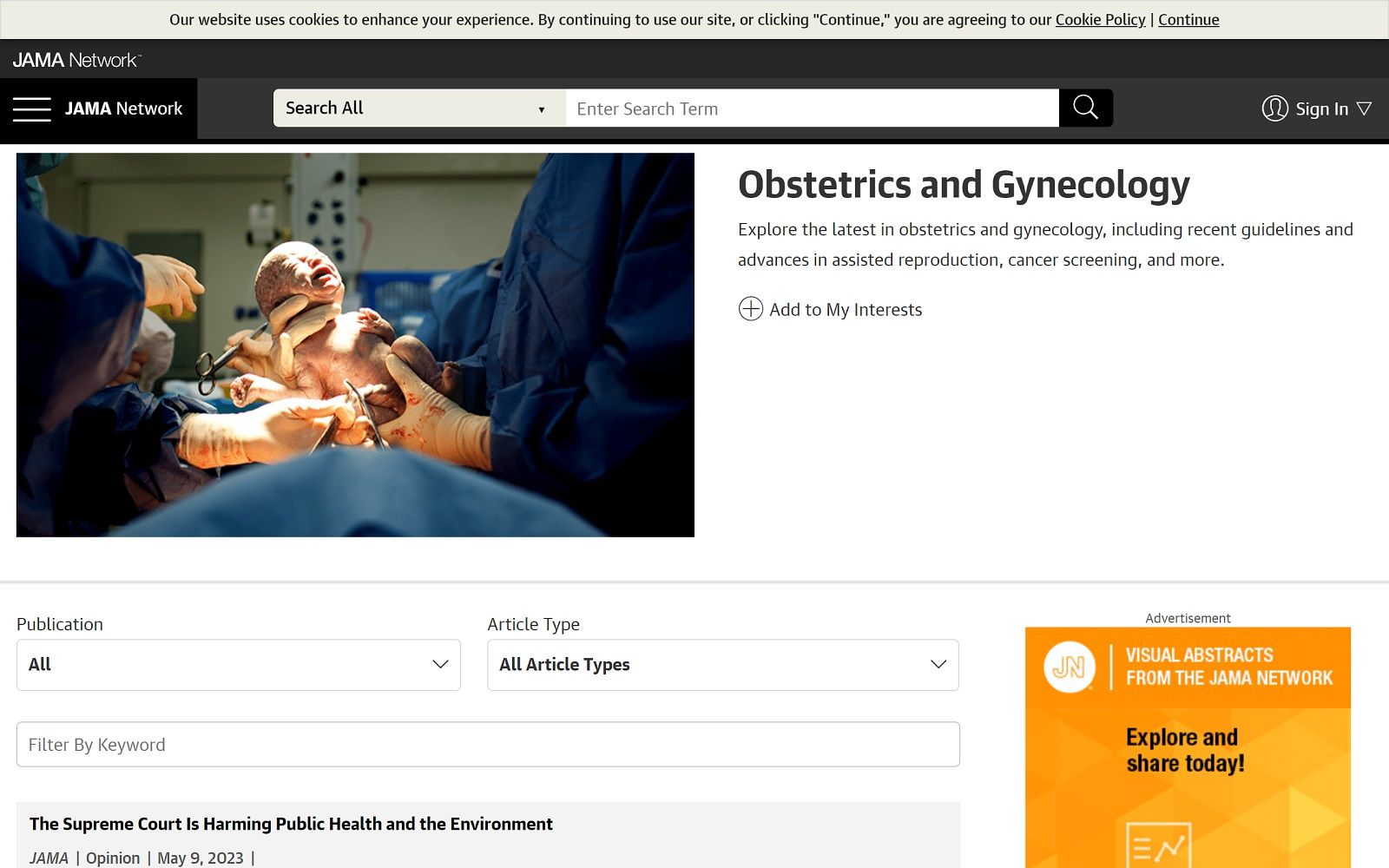 Jamanetwork.com_Collections_44013_Obstetrics-And-Gynecology Screenshot
