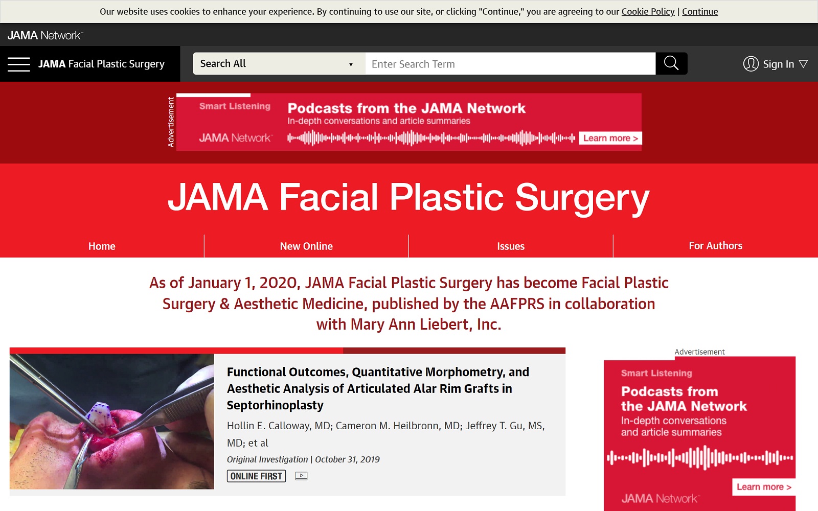 Jamanetwork.com_Journals_Jamafacialplasticsurgery Screenshot