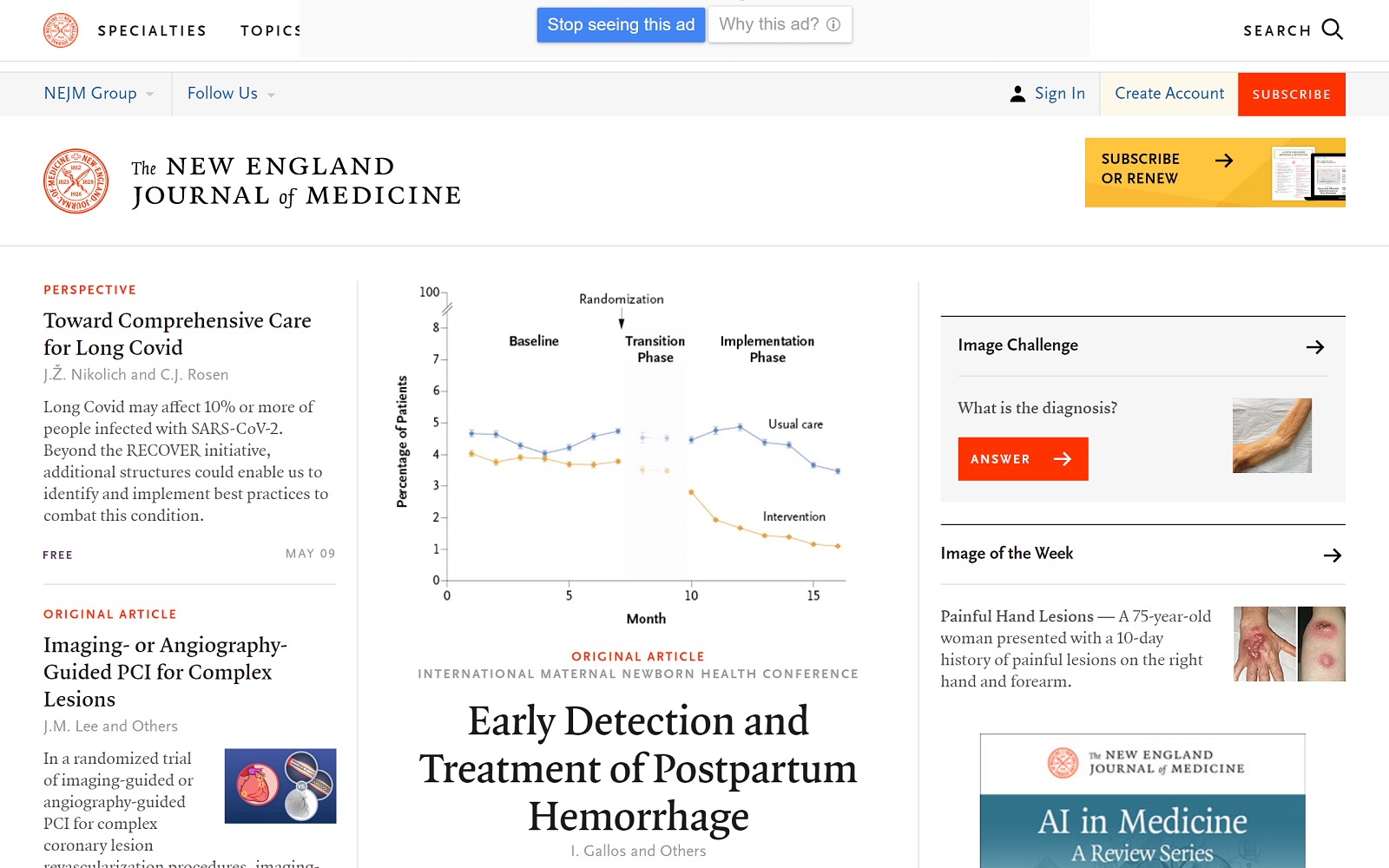 Nejm.org Screenshot