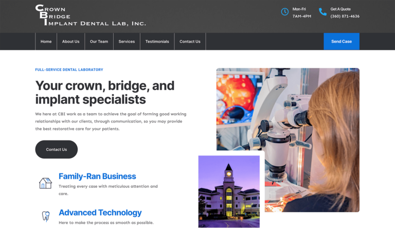 Dental Lab Screenshot