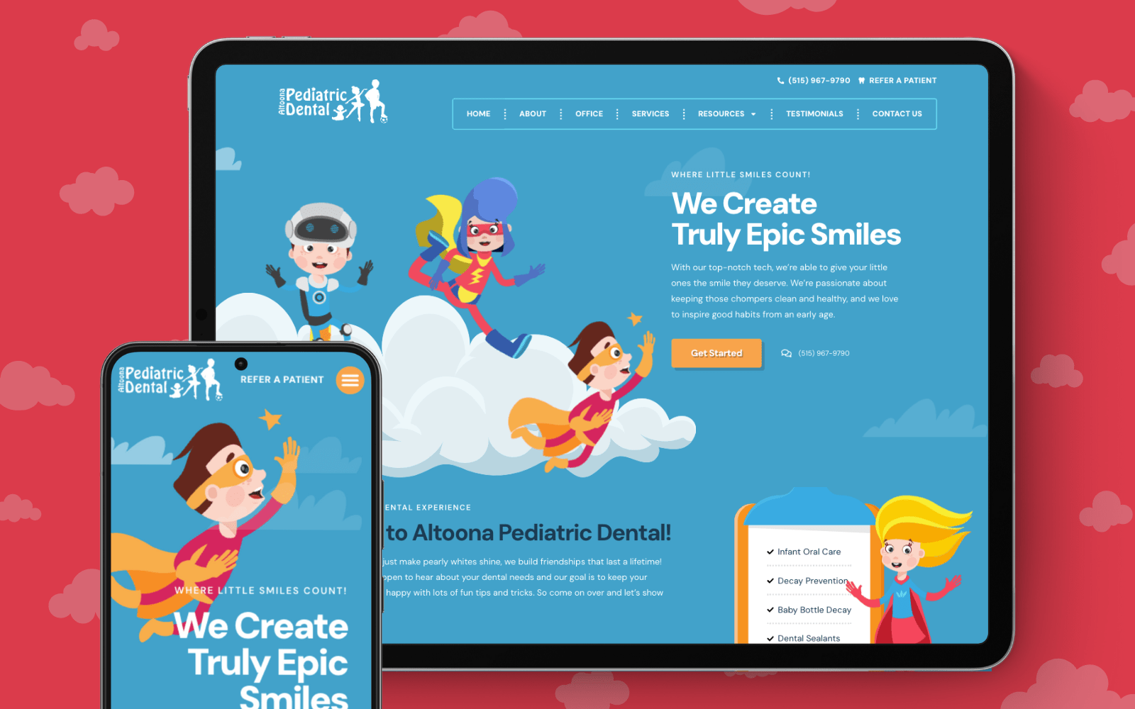 Vibrant toys and games presented on a responsive website, offering a playful and interactive experience.