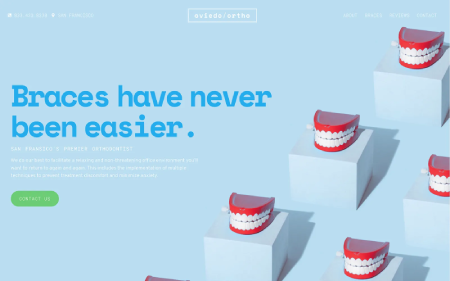 Funky Braces Website Design