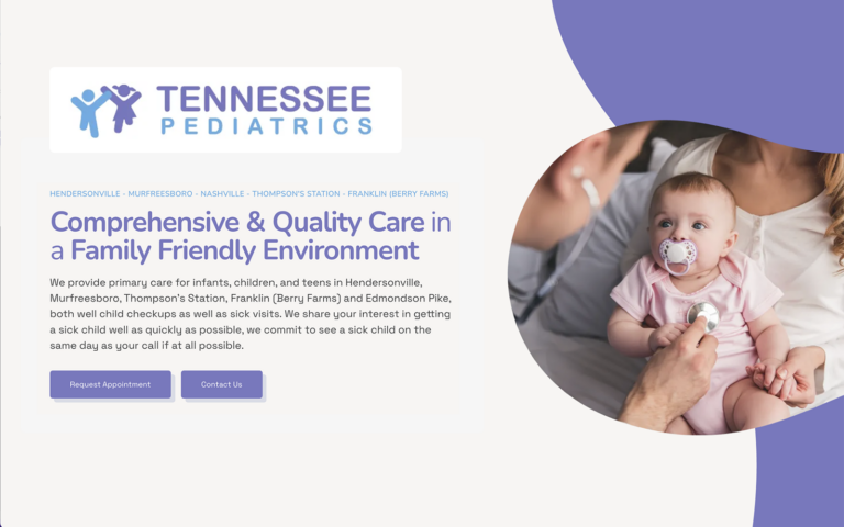 Purple Pediatric Website