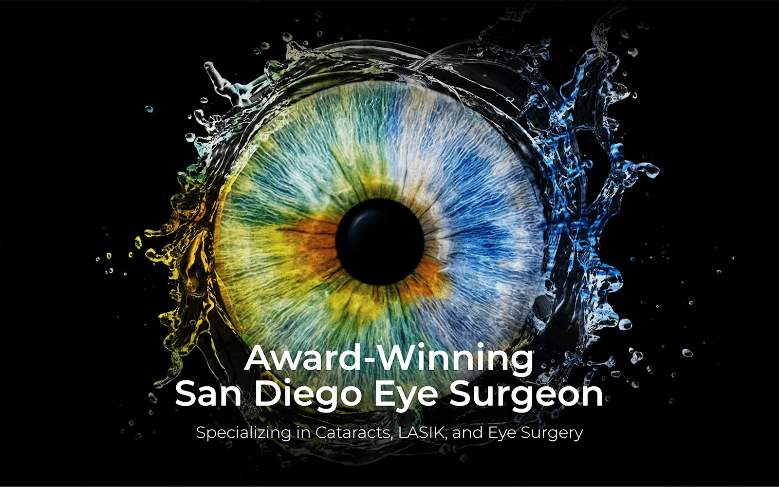 San Diego Lasik and Cataracts website design by O360