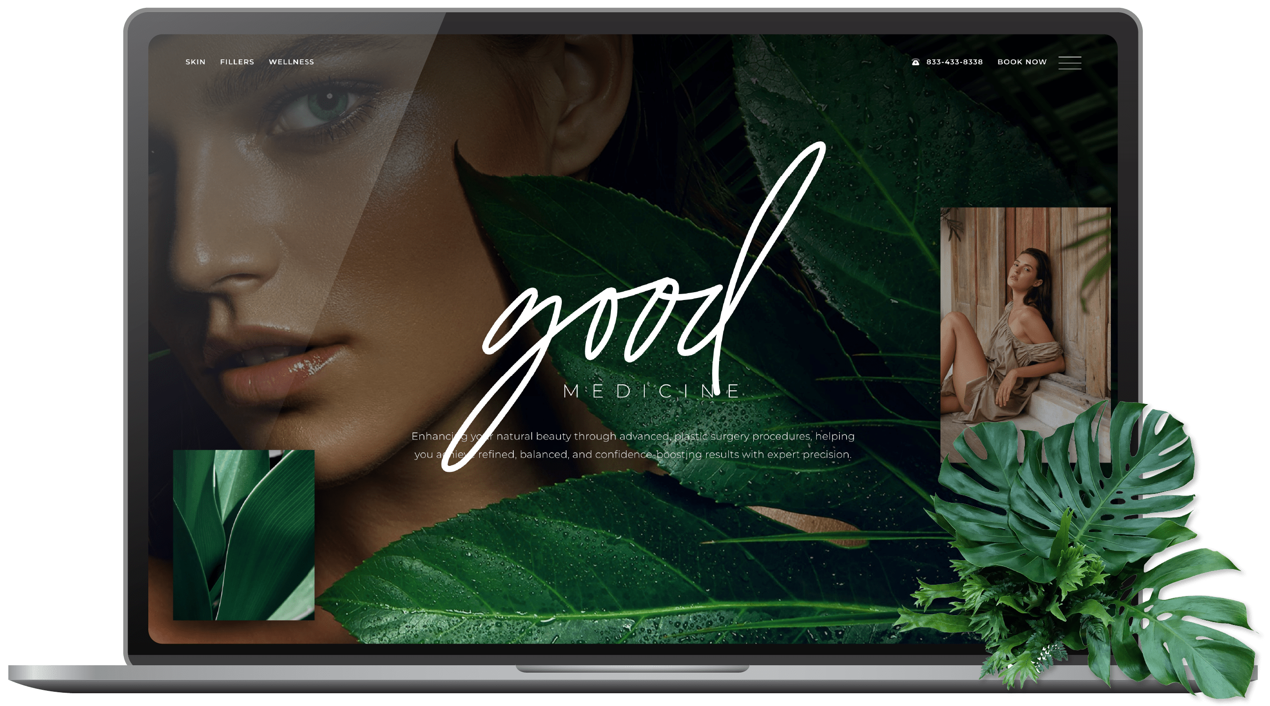Medical Spa website example design by O360