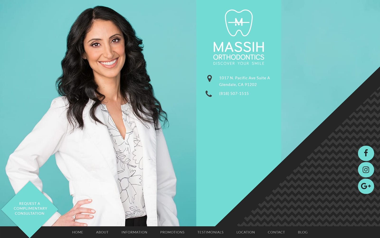 Custom orthodontic website design for Massih Orthodontics by O360