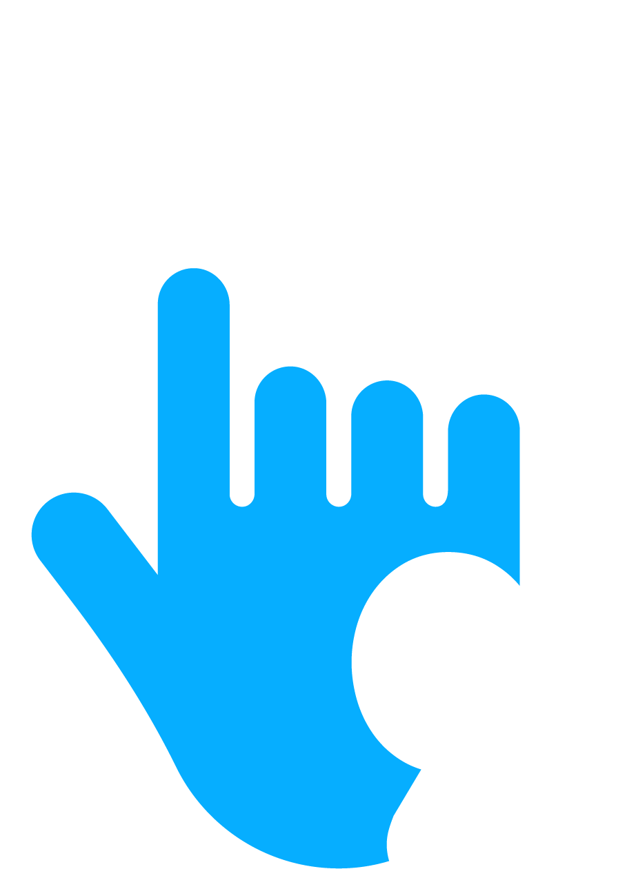 Blue icon representing pay-per-click ad management