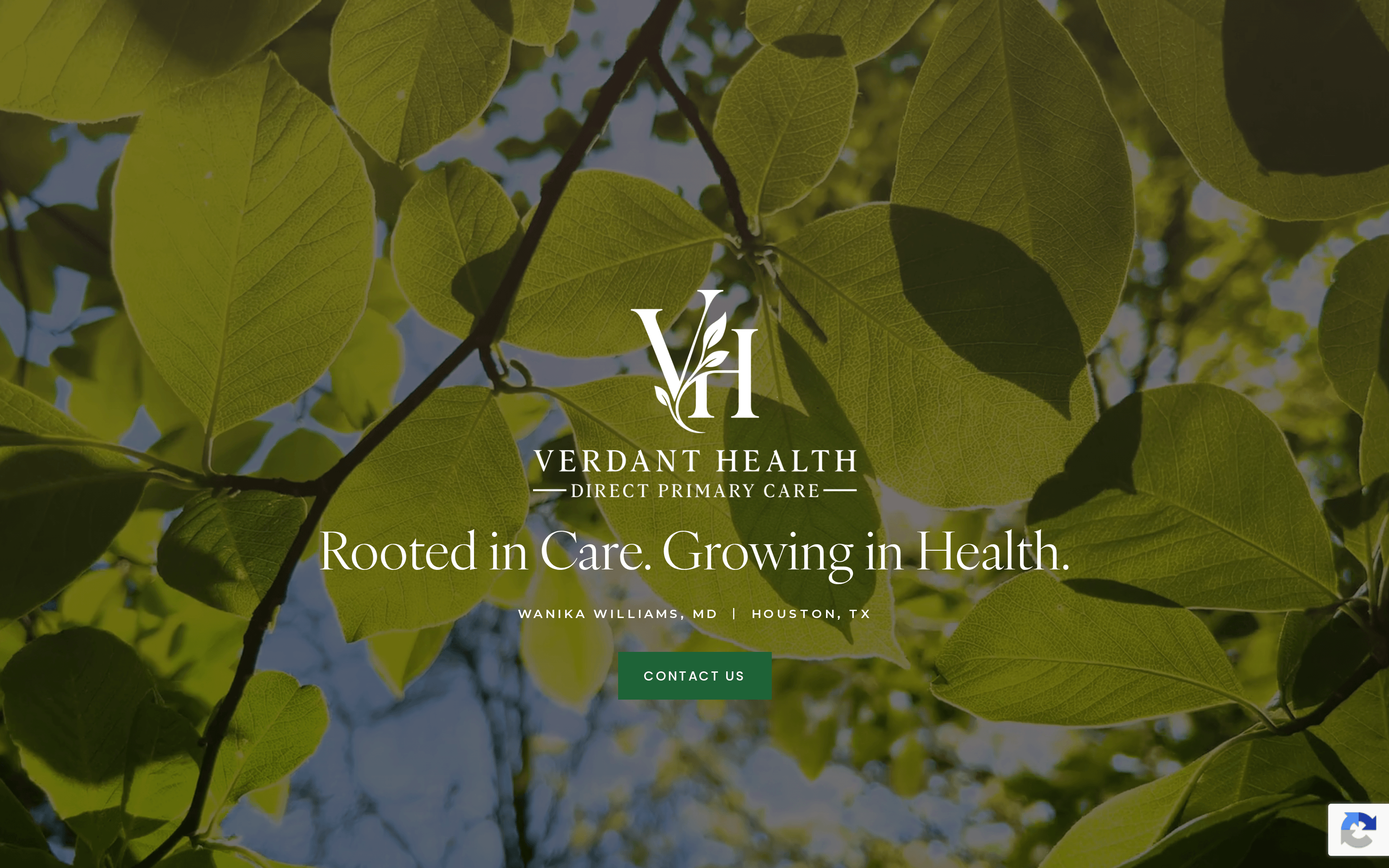 Custom primary care website design for Verdant Health by O360